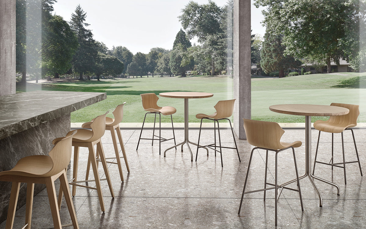 Petal Stools Metal Base