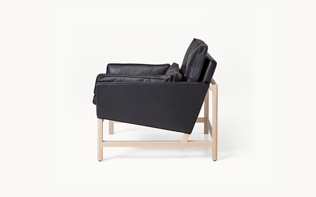 Wood Frame Lounge Chairs