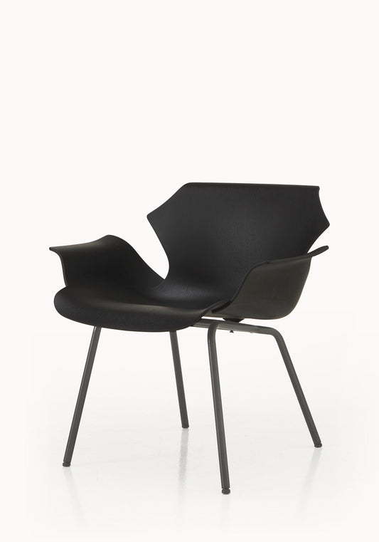 Petal Lounge Chair Metal Base